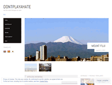 Tablet Screenshot of dontplayahate.wordpress.com