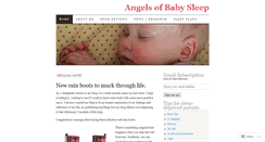Desktop Screenshot of angelsofbabysleep.wordpress.com