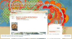 Desktop Screenshot of healthyspiritmindbody.wordpress.com