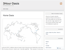 Tablet Screenshot of 3houroasis.wordpress.com