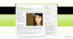 Desktop Screenshot of katiemeluafans.wordpress.com