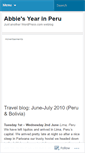 Mobile Screenshot of abbieperu.wordpress.com