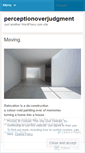 Mobile Screenshot of perceptionoverjudgment.wordpress.com