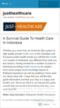 Mobile Screenshot of justhealthcare.wordpress.com