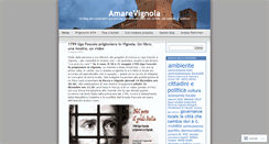 Desktop Screenshot of amarevignola.wordpress.com