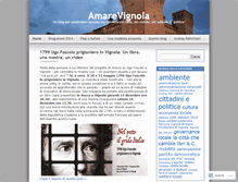 Tablet Screenshot of amarevignola.wordpress.com