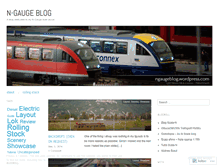 Tablet Screenshot of ngaugeblog.wordpress.com
