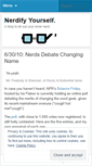 Mobile Screenshot of nerdify.wordpress.com