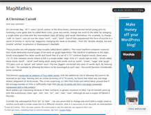 Tablet Screenshot of magimathics.wordpress.com