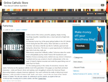 Tablet Screenshot of onlinecatholicstore.wordpress.com