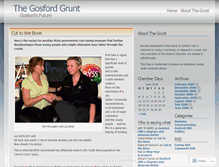 Tablet Screenshot of gosfordgrunt.wordpress.com