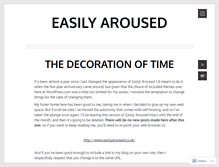 Tablet Screenshot of easilyaroused.wordpress.com