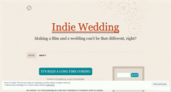 Desktop Screenshot of indiewedding.wordpress.com