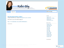 Tablet Screenshot of kelliekiddlive.wordpress.com