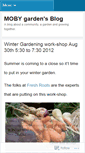 Mobile Screenshot of mobygarden.wordpress.com