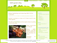 Tablet Screenshot of mobygarden.wordpress.com