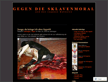 Tablet Screenshot of antivegan.wordpress.com