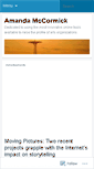 Mobile Screenshot of amandamccormick.wordpress.com