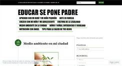 Desktop Screenshot of educarpadre.wordpress.com