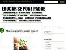 Tablet Screenshot of educarpadre.wordpress.com