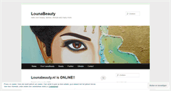 Desktop Screenshot of lounabeauty.wordpress.com