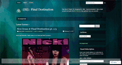 Desktop Screenshot of fdstore.wordpress.com