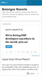 Mobile Screenshot of batangasresorts.wordpress.com