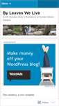 Mobile Screenshot of byleaveswelive.wordpress.com