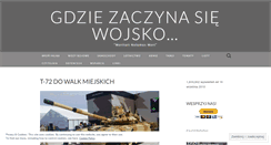 Desktop Screenshot of gdziewojsko.wordpress.com