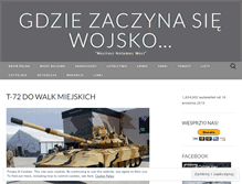 Tablet Screenshot of gdziewojsko.wordpress.com