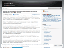 Tablet Screenshot of electricaperu.wordpress.com