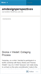 Mobile Screenshot of amdesignperspectives.wordpress.com