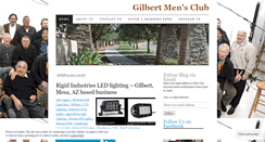Desktop Screenshot of gilbertmensclub.wordpress.com