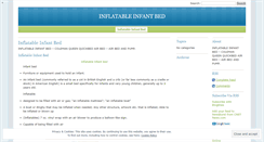Desktop Screenshot of inflatableinfantbeddra.wordpress.com