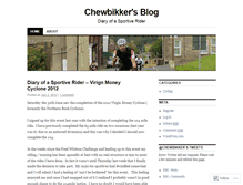 Tablet Screenshot of chewbikker.wordpress.com