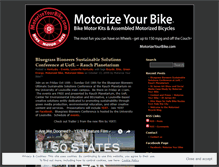 Tablet Screenshot of motorizeyourbike.wordpress.com