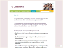 Tablet Screenshot of feleadership.wordpress.com