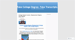 Desktop Screenshot of degreeservice.wordpress.com