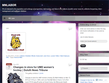 Tablet Screenshot of mnlabor.wordpress.com