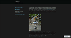 Desktop Screenshot of bulletbike.wordpress.com