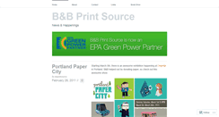 Desktop Screenshot of bbprintsource.wordpress.com