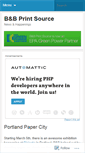 Mobile Screenshot of bbprintsource.wordpress.com