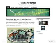 Tablet Screenshot of fishingfortarpon.wordpress.com