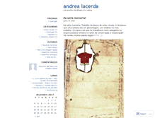 Tablet Screenshot of andrealacerda.wordpress.com