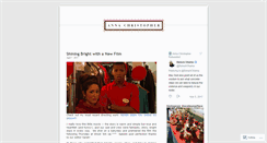 Desktop Screenshot of annachristophernews.wordpress.com