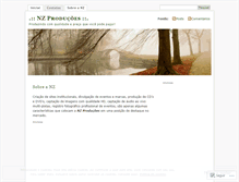 Tablet Screenshot of nzproducoes.wordpress.com