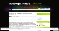 Desktop Screenshot of nextteam.wordpress.com