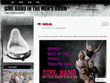 Tablet Screenshot of girlbandinthemensroom.wordpress.com