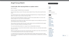 Desktop Screenshot of angelgroupwatch.wordpress.com