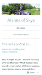 Mobile Screenshot of alannaofskye.wordpress.com